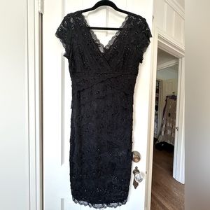 Black lace dress